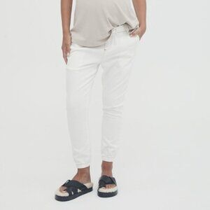 Legoe Maternity & Post Maternity Pants Denim Joggers Elastic Waist Size 2